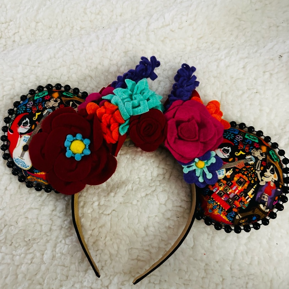 Disneyland Coco themed Dia de Muertos Mickey Ears